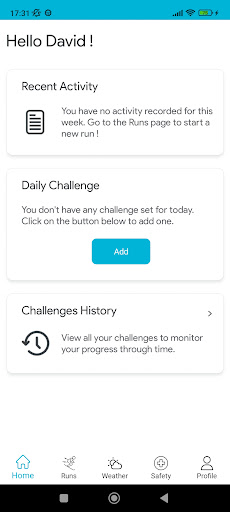 Android application SkiTrack Pro screenshort