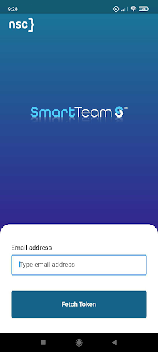 Android application NSC SmartTeam screenshort