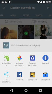 WLAN-Dateiübertragung Screenshot