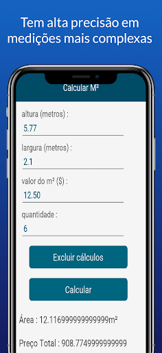 Area and Perimeter Calculator Screen 3
