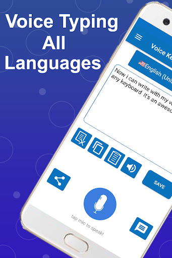 Android application Easy Voice Typing Keyboard screenshort
