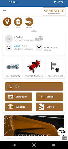 Seminole Auto Care Screen 3