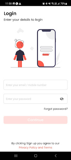 Android application Malviyans Connect screenshort
