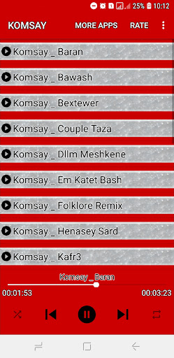 Android application komsay کومسای screenshort