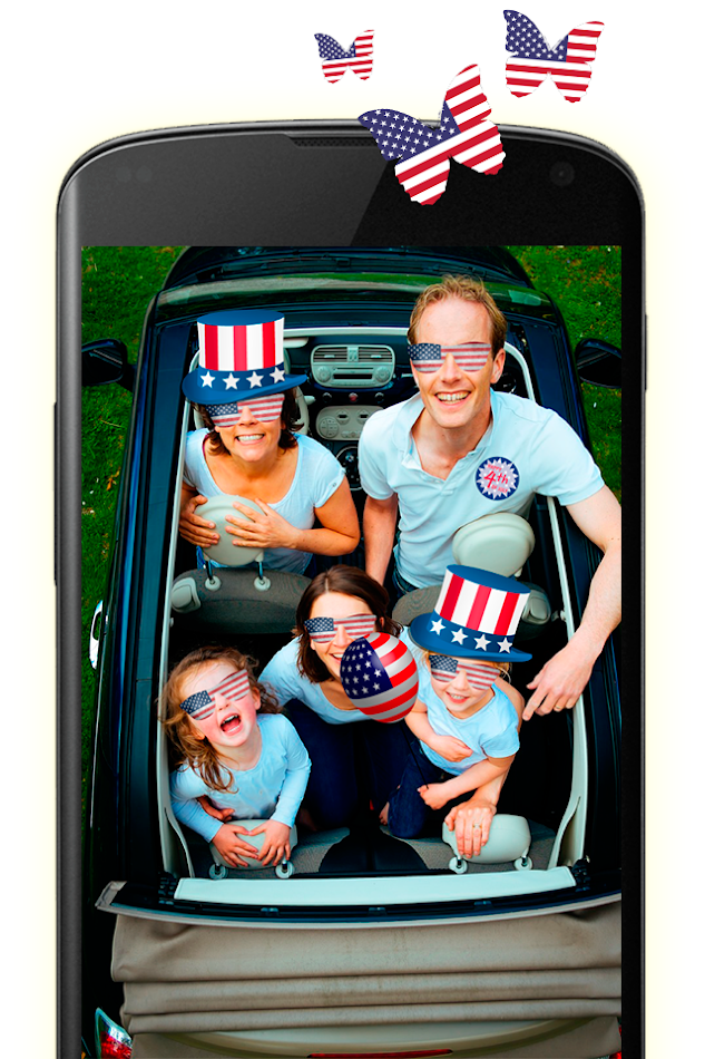 #1. American Flag Stickers (Android) Által: Logra+