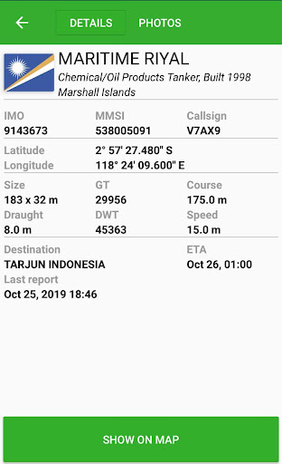 AISLive: Ship Tracking Screen 3