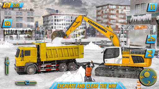 Snow Heavy Excavator Simulator 2021.11.1 screenshots 3