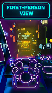 Neon Flytron: Simulateur de voiture volante Cyberpunk