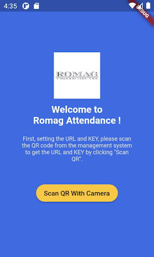 Android application Romag Attendance screenshort