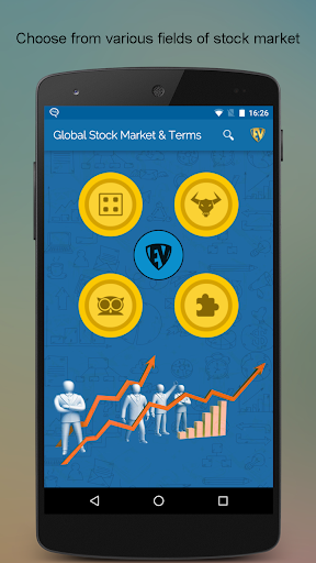 Android application Global Stock Market & Terms screenshort