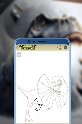 Dino Drawing App Step-by-Step