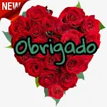 Cover Image of Download figurinhas de Obrigado flores  APK