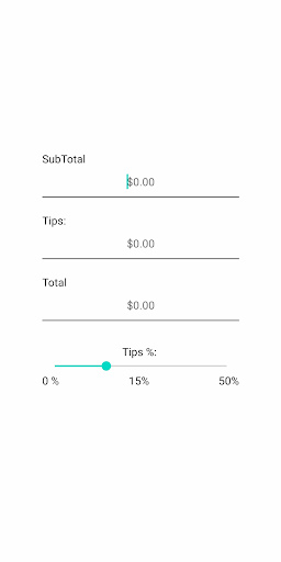 Tip Calculator Screen 2