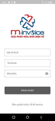 Android application Tem - vé điện tử M-Invoice screenshort