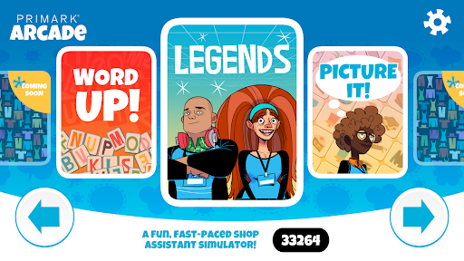 Android application Primark Arcade screenshort