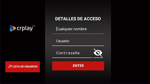Android application CRPLAY screenshort