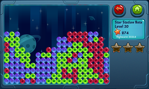 Android application Bubble Pop Star screenshort