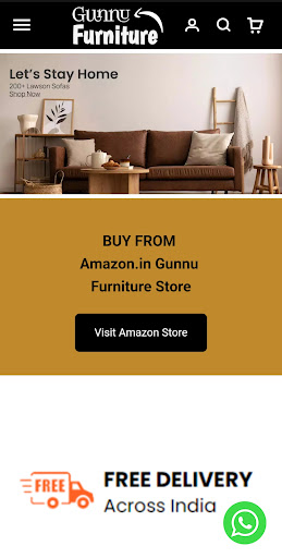 Android application Gunnu Furniture Buy Online screenshort