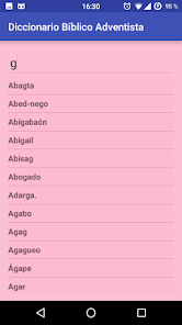 Screenshot 2 Diccionario Bíblico Adventista android