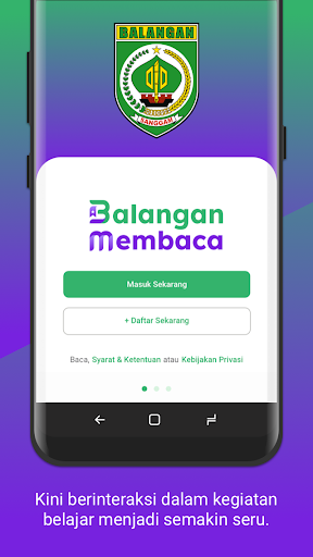 Android application Balangan Membaca screenshort