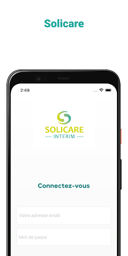 Android application Solicare screenshort