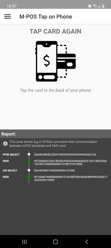 mPOS- Tap on Phone Screen 3