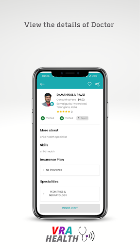 VRA Health - Doctors Online Screen 3