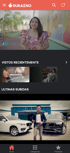 Android application Durazno screenshort