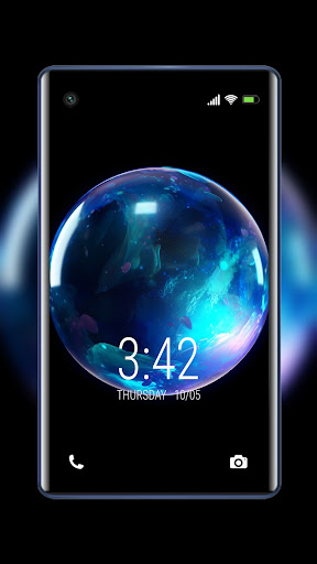 Radiant Neon Sphere Screen 3