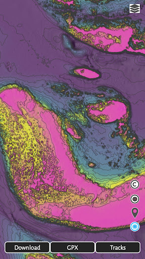 Android application BathyMaps screenshort