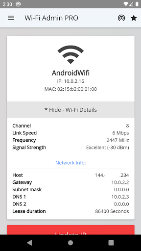 Router Admin Page: Wi-Fi Setup Screen 2