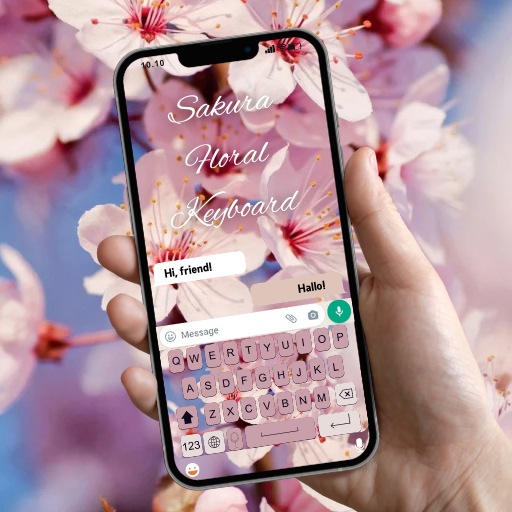 Sakura Floral Keyboard Theme Download on Windows