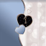 Cover Image of Download Wallpaper-Dusty Blue Heart  APK