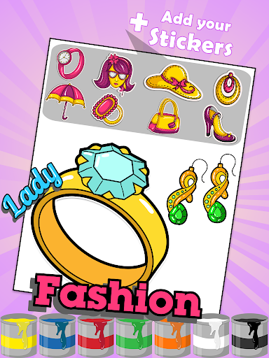 Screenshot of Beauty Coloring Book 3