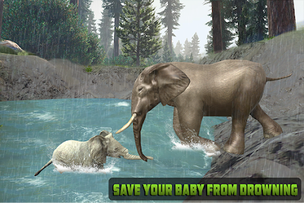 Wild Elephant Family Simulator  screenshots 1