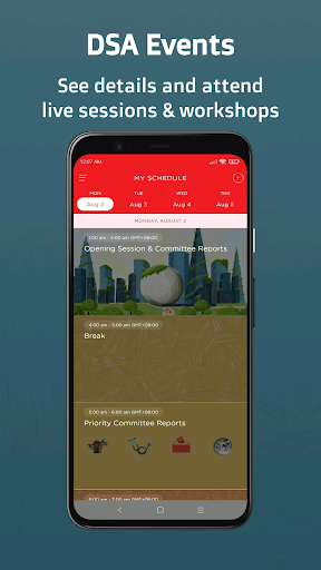 DSA Events Screen 3