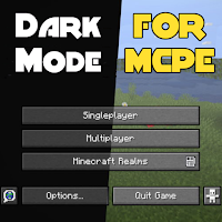 Мод Dark Mode для Minecraft PE Texture Pack