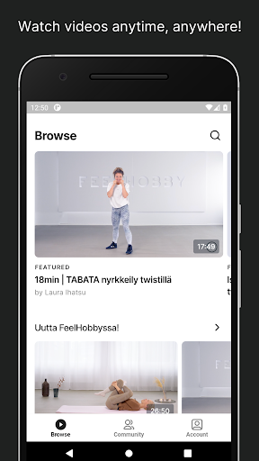 Android application FeelHobby screenshort