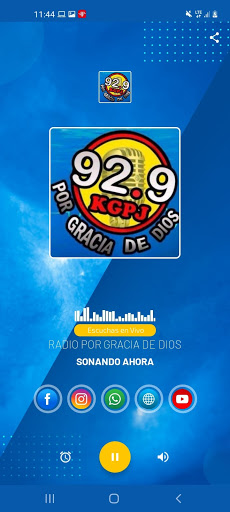 Radio Por Gracia de Dios Screen 2