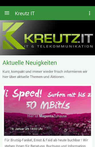 Android application Kreutz IT screenshort