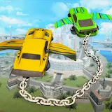 Flying Chained Cars Racer Stunt icon