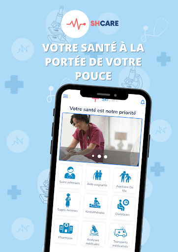 Android application ShCare screenshort
