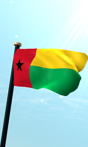 Android application Guinea-Bissau Flag 3D screenshort