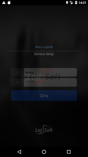 Android application Mars Lojistik Sürücü Uygulama screenshort