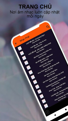 Android application Vượt Bến Mê - Nhạc Phật Giáo screenshort