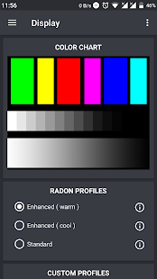 Radon Kernel Control Schermata