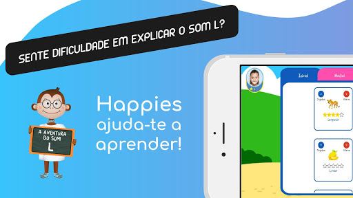 Android application Happies - Aprende o som L screenshort