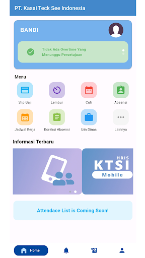 Android application KTSI Mobile screenshort