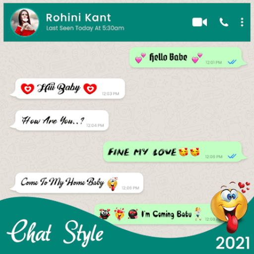Chat Style : Font for WhatsApp logo