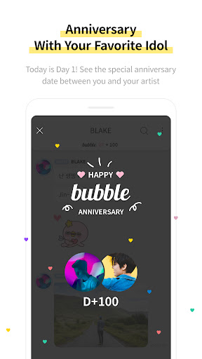 Screenshot of bubble for BLISSOO
